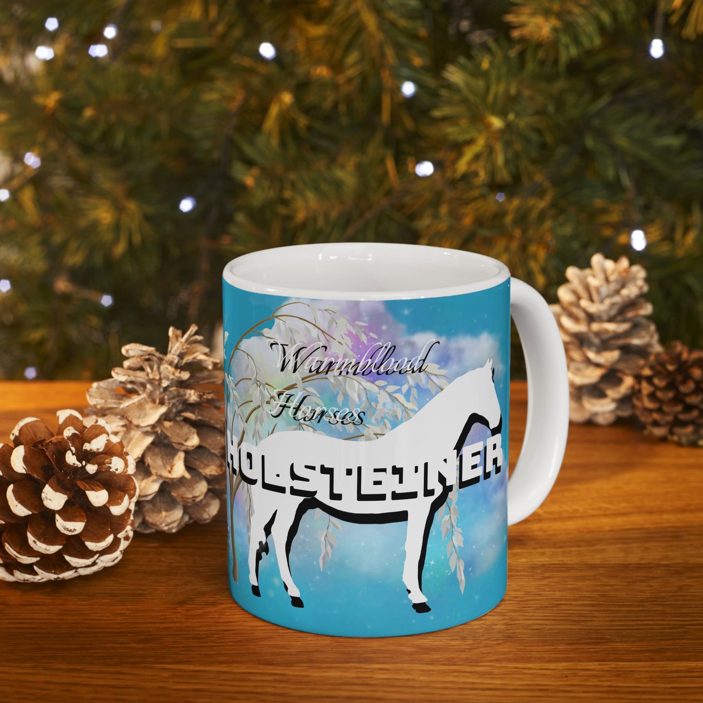 Mug Ceramic, (11 0z) Holsteiner Warmblood Horses