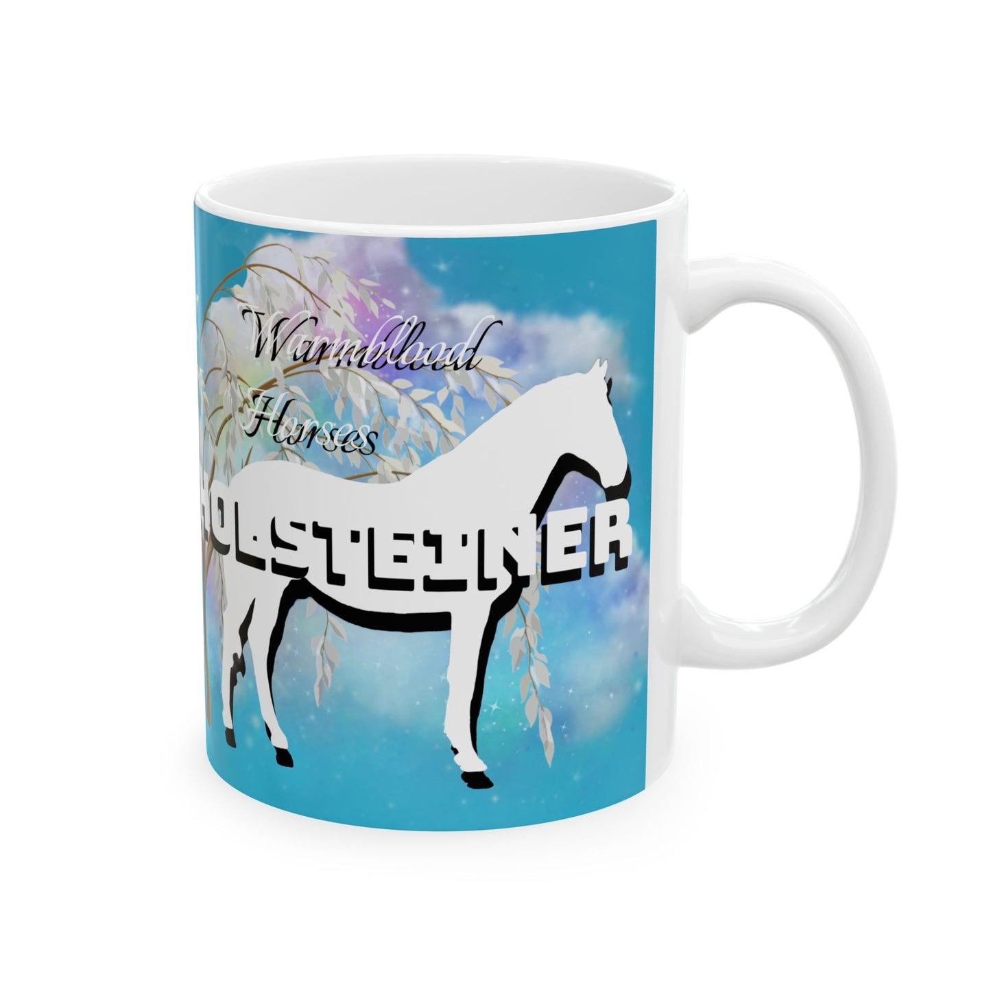 Mug Ceramic, (11 0z) Holsteiner Warmblood Horses