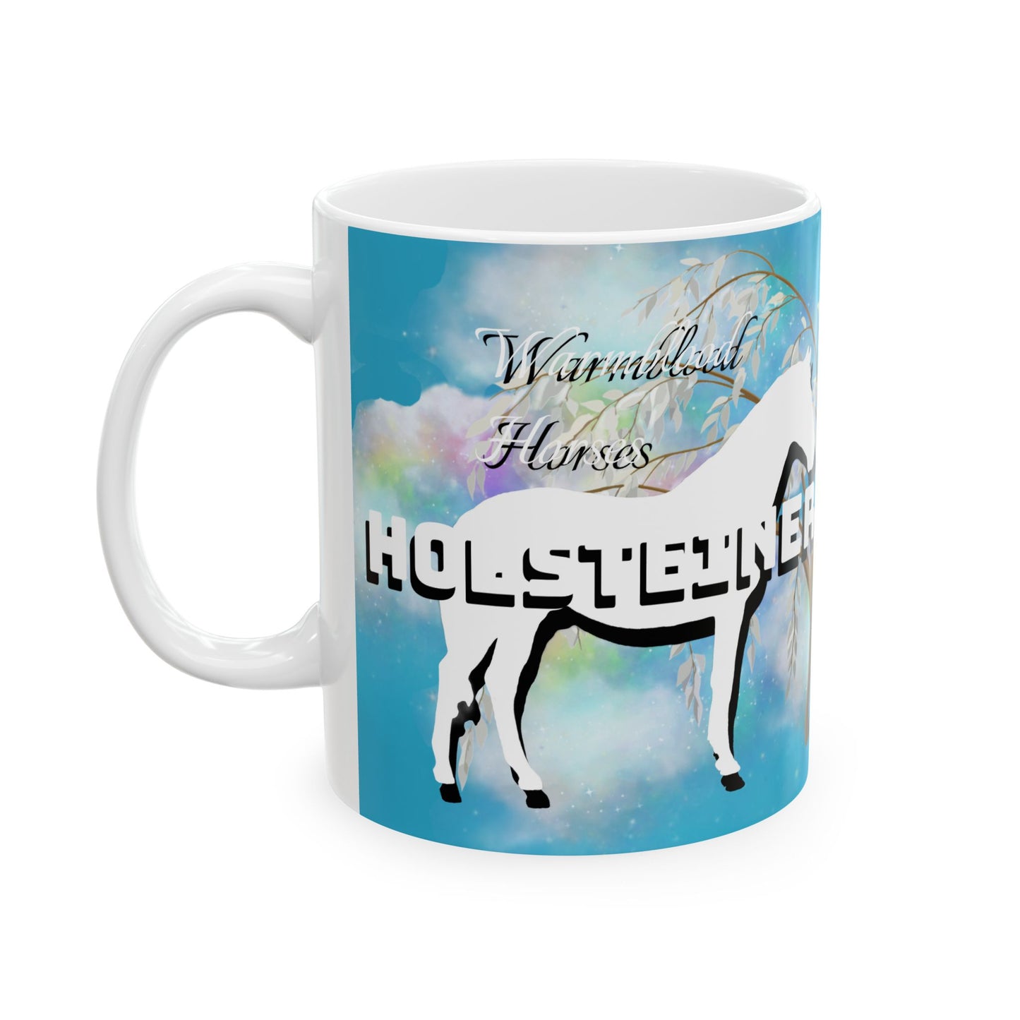 Mug Ceramic, (11 0z) Holsteiner Warmblood Horses