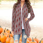 Cardigan-Women's-All-Over Print-Long Sleeve-Nature-Bay Horse Design-Neutral Browns Grays