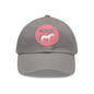 Baseball Cap-Dad Hat with Leather Patch (Round)-Connemara Pony-Horse