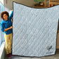 Quilt-Throw-Blanket-Comforter-Horse-Light Blue-11 Sizes Available