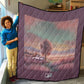 Quilt-Throw-Blanket-Comforter-Horses-Pastels Pink Mint Green-11 Sizes Available