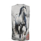 Tank Top-Unisex-AOP-Crew Neck-All Cotton-190GSM-Gray Horse-Black White Gray-Clouds-heaven