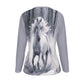 T-Shirt-Women's-Crew Neck-Long Sleeve-All-Over Print-190GSM Cotton-