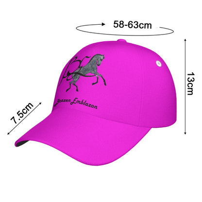 Baseball Cap Dad Hat-BE Logo-Adonis Colt-Pink