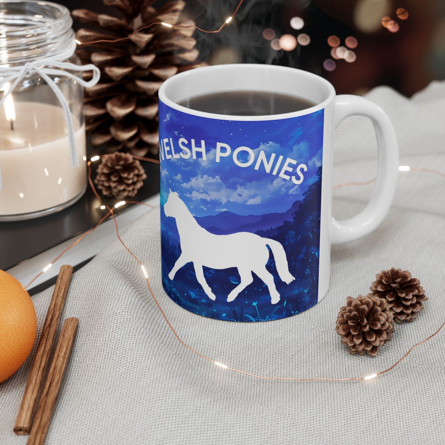 Mug Ceramic, (11oz) Welsh Pony