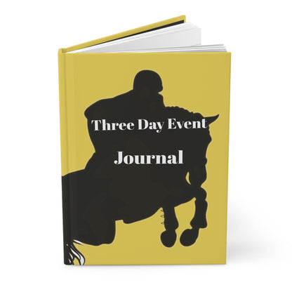 Hardcover-Journal-Matte-Three Day Eventing-Horse