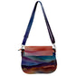 Handbag-Shoulder bag-Saddle-Horse-Colorful-Blue-Burnt Orange-Navy