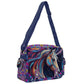 Handbag-Multifunction Bag-Canvas-Buckle-Horse-Paisley-Colorful-Magenta-Blue-Black