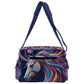 Handbag-Multifunction Bag-Canvas-Buckle-Horse-Paisley-Colorful-Magenta-Blue-Black