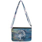 Handbag-Crossbody Bag-Double Gusset-Gray Horse