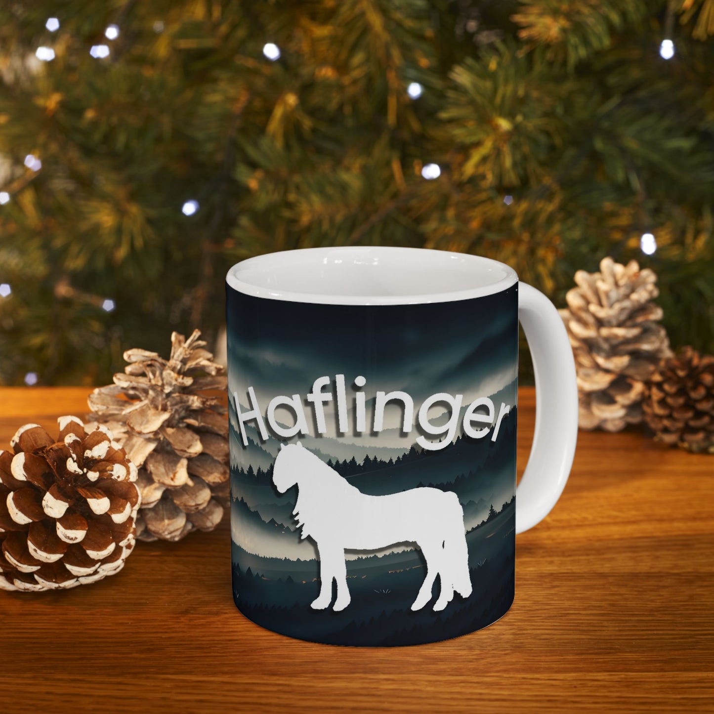 Mug Ceramic, (11 0z) Haflinger-Light Draft Horse Breed