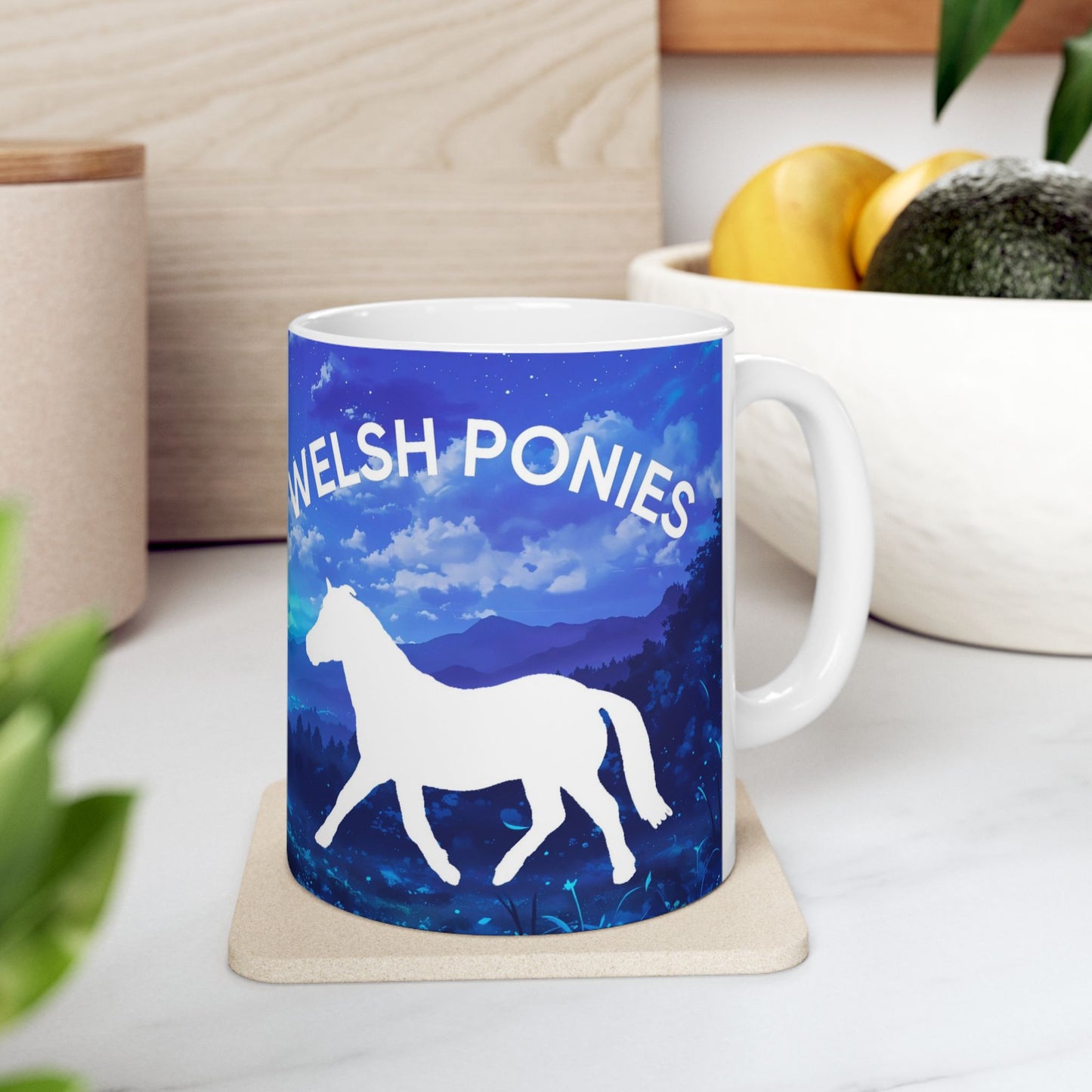 Mug Ceramic, (11oz) Welsh Pony