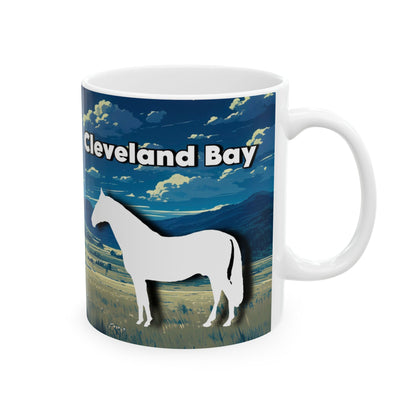 Mug Ceramic, (11 0z) Cleveland Bay Horses