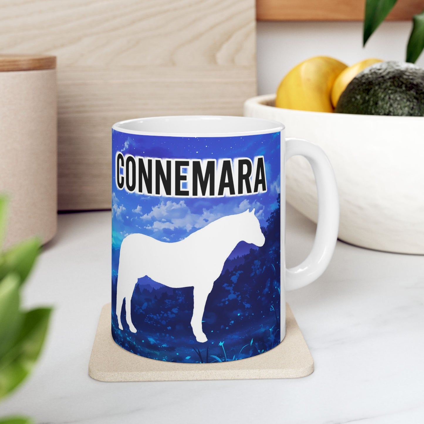 Mug Ceramic, (11 0z) Connemara Ponies