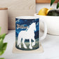 Mug Ceramic, (11 0z) Friesians-Light Draft Horses