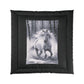 Comforter-White Horse Design-4 Sizes-King Queen Double Twin