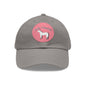 Baseball Cap-Dad Hat with Leather Patch (Round)-Selle Francais Horse