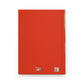 Hardcover Journal Matte-Iconic Multi Color Horse-Red