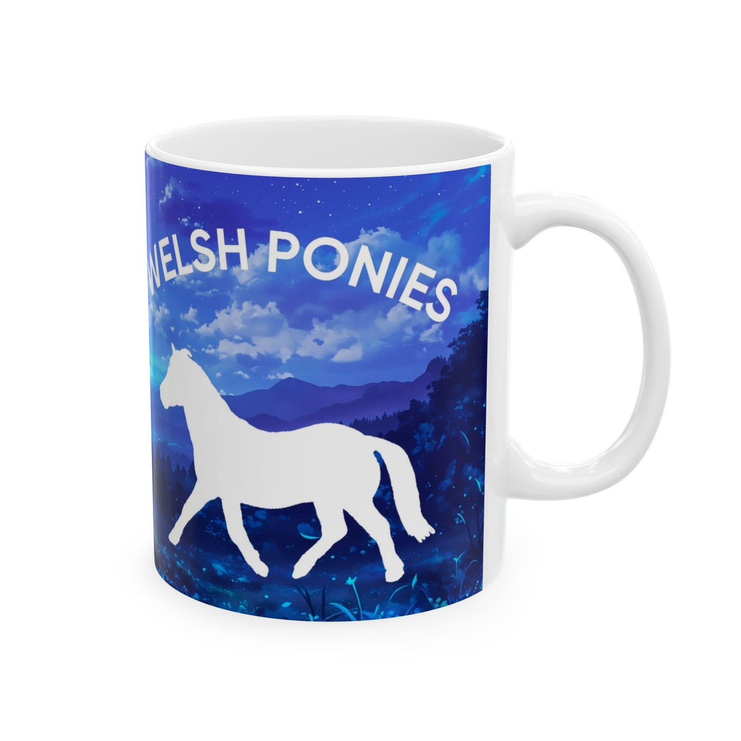 Mug Ceramic, (11oz) Welsh Pony