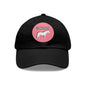 Baseball Cap-Dad Hat with Leather Patch (Round)-Connemara Pony-Horse