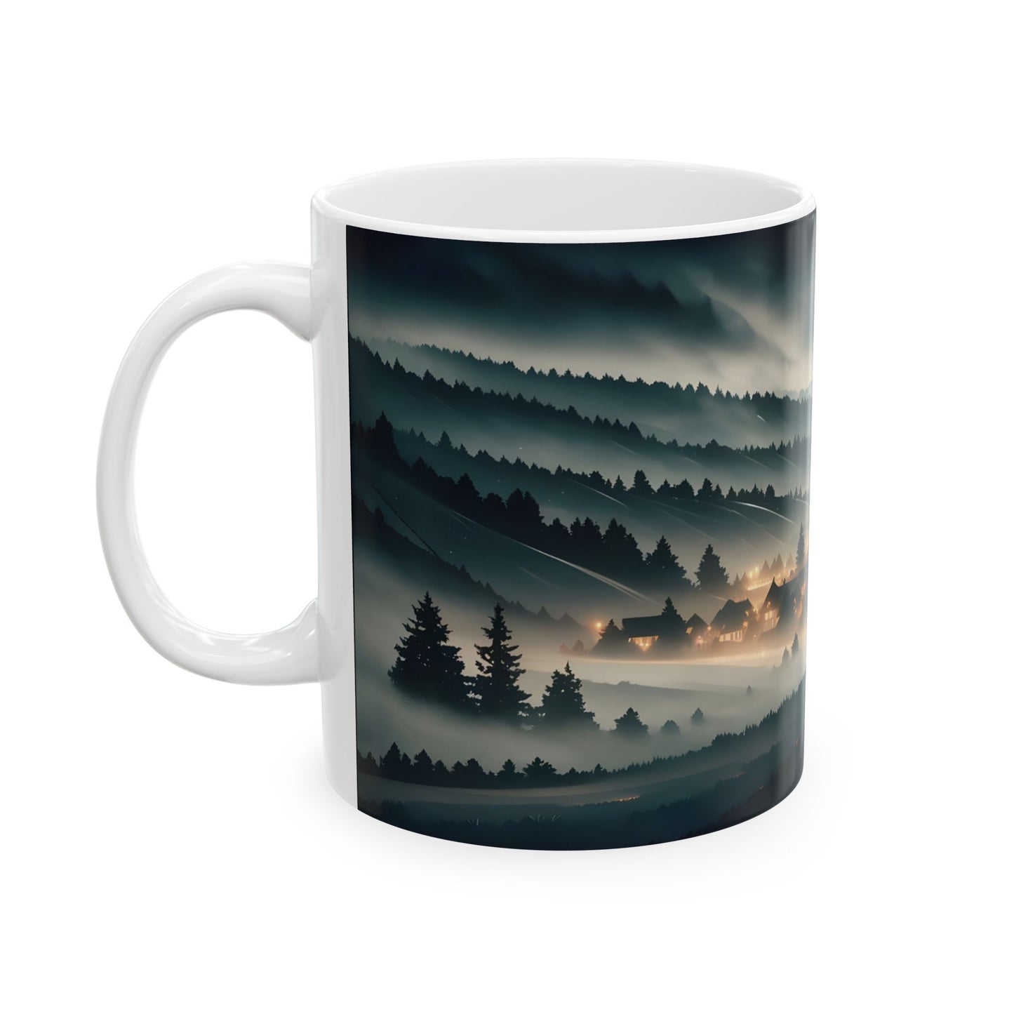 Mug Ceramic, (11 0z) Norwegian Fjord-Light Draft Horse Breed