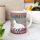 Mug Ceramic, (11 0z) Akhal-Teke Horses