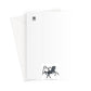 Greeting Card-Cowboy-Horse-Winter-Blank Note Card-1 Pack-10 Pack