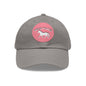 Baseball Cap-Dad Hat with Leather Patch (Round)-Welsh Ponies-Horse