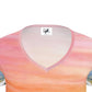 SJF11001 Womens Shirt-Short Sleeve-V-Neck-Horse-Foal-Flowers