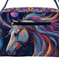 Handbag-Multifunction Bag-Canvas-Buckle-Horse-Paisley-Colorful-Magenta-Blue-Black