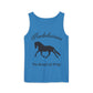 Tank Top-Women's-Men's-Unisex-Garment-Dyed-Andalusian Horses-11 Colors