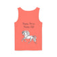 Tank Top-Unisex-Garment-Dyed-Happy Horse