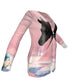 Cardigan-Women's-Pockets-Single Button-Bay Arabian-Pink White Brown-Snowy Field