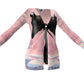 Cardigan-Women's-Pockets-Single Button-Bay Arabian-Pink White Brown-Snowy Field