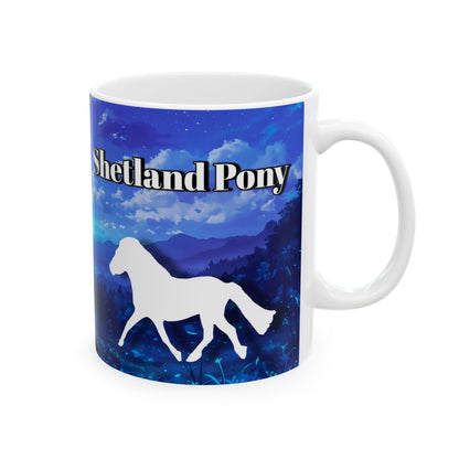 Mug Ceramic, (11oz) Shetland Pony