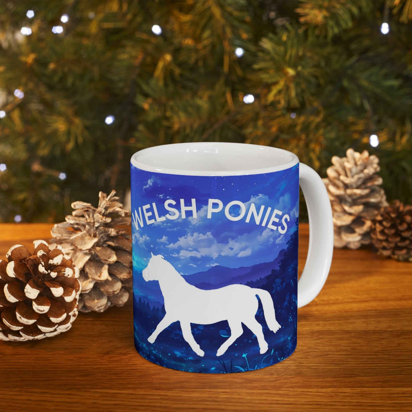 Mug Ceramic, (11oz) Welsh Pony