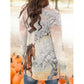 Cardigan-Women's-All-Over Print-Long Sleeve-Nature-Horse Design-Peach-Gray-Ecru