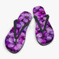 J4050 Classic Flip Flops-Pink Purple Magenta Floral