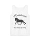 Tank Top-Women's-Men's-Unisex-Garment-Dyed-Andalusian Horses-11 Colors