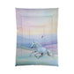 Comforter-Gray Horse Design-4 Sizes-King Queen Double Twin-Pastels Blue Pink Green