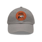 Baseball Cap-Dad Hat with Leather Patch (Round)-Paint Horse