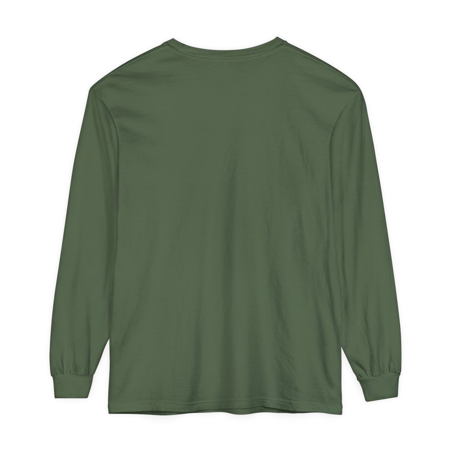 T-Shirt-Women's-Men's-Garment-dyed-Long Sleeve-All Cotton-Horses-Haflinger Draft Ponies