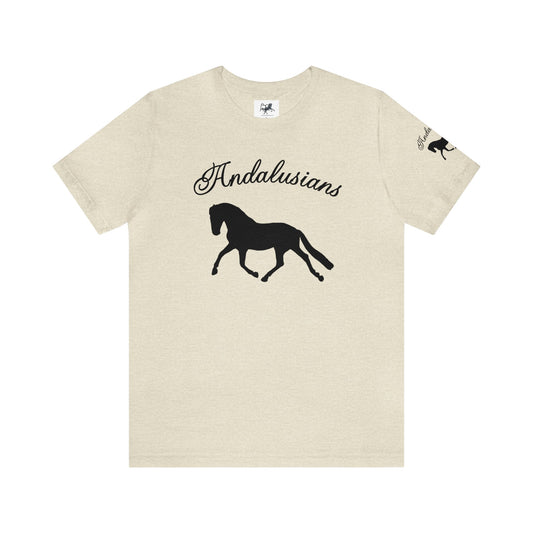 Y243 Unisex T-Shirt- Short Sleeve-Crew Neck-Andalusians