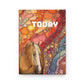 Hardcover Journal Matte-Palomino Quarter Horse-Orange Peach Yellow