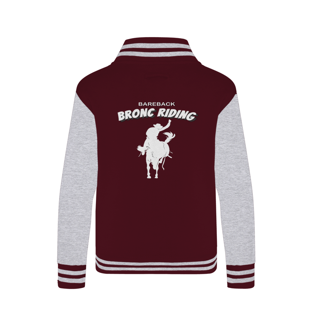 Sweatshirt Jacket-Unisex-Horse Rodeo-10 Color Options- Rodeo-Bareback Bronc Riding