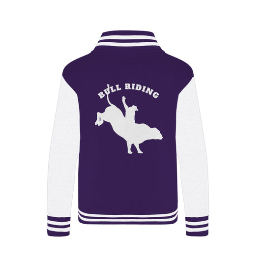 Y250  Unisex Varsity Jacket-Bull Riding-Horse Sweater-Rodeo
