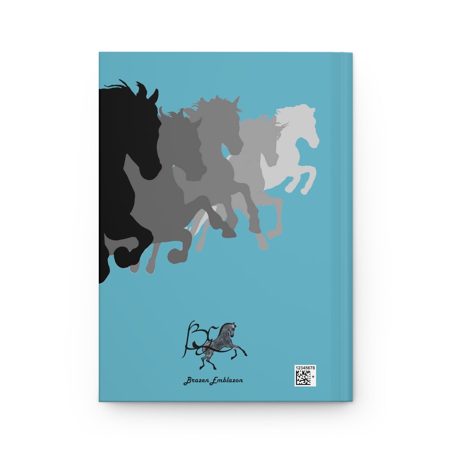 Hardcover Journal Matte-Blue-There is more to life than horses but not much more-Horses on