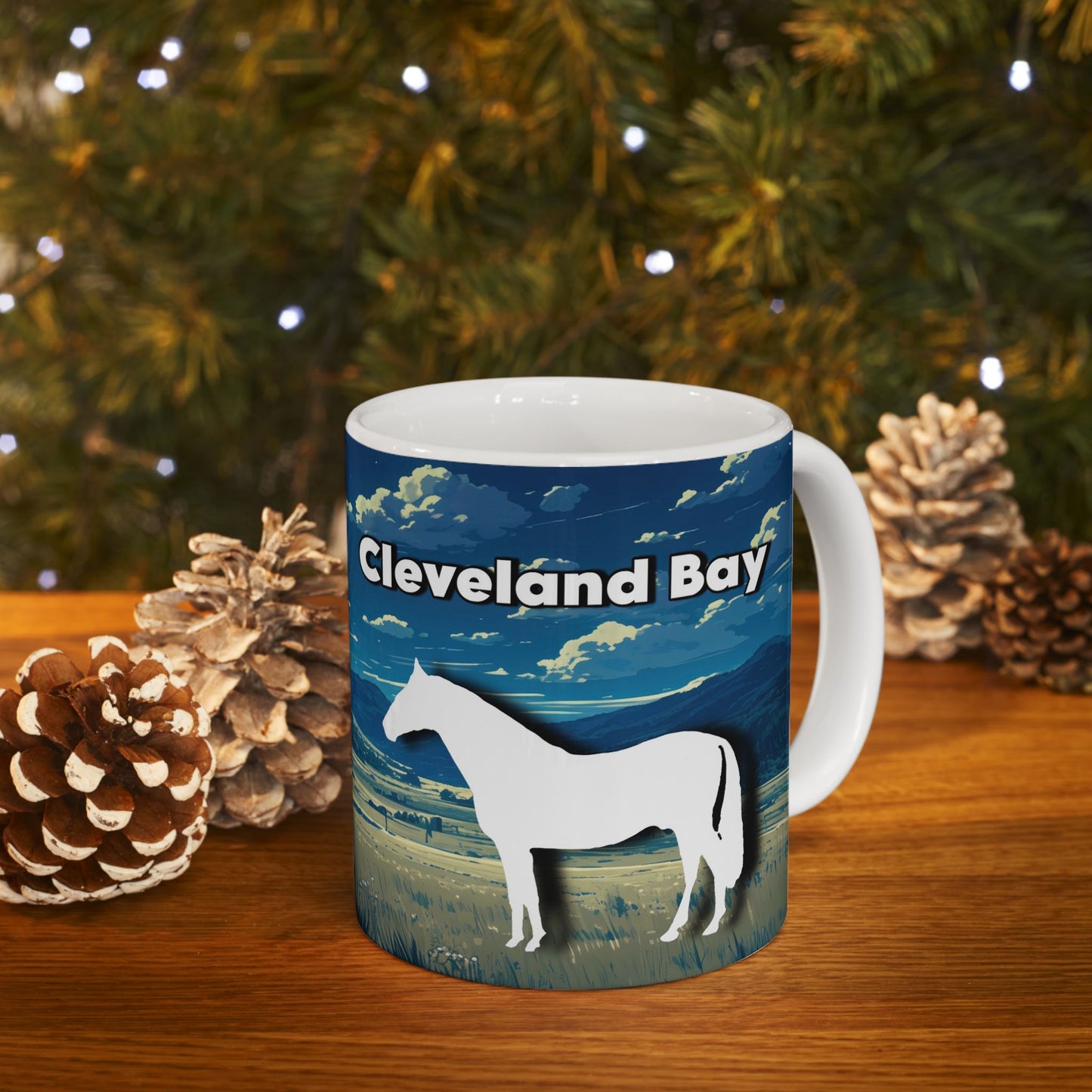 Mug Ceramic, (11 0z) Cleveland Bay Horses